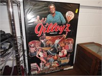 FRAMED GILLEYS POSTER