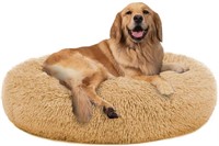 Calming Dog/Cat Bed Faux Fur Medium