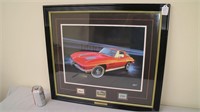 1963 Stingray by THierry Thompson Framed Stamps