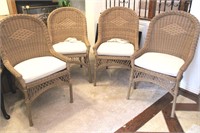 Pier 1 Wicker Dining Chairs 38 floor to top of