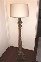 Wood Floor Lamp 58"