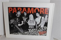 Signed Framed  Photograph  of  Paramore Rock Band