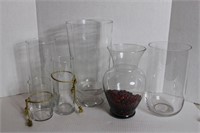 Glass Vases 10  to 14 1/2"
