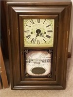 Antique New England Wall Clock