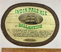 Ballentine India Pale Ale Sign by Embosograph SHIP