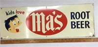 Vintage Ma's Root Beer Sign - Nice Reading Pa.