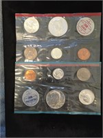 1964 P&D MINT SET ORIGINAL PLASTIC UNC. NICE