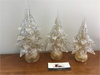 Glass Christmas Trees