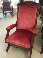 Eastlake Victorian style rocking chair