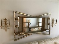 Mirror and Sconces