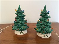 Lighted Christmas Trees