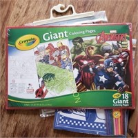 Crayola Giant "Avengers" coloring pages,