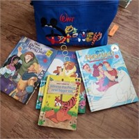 Disney tote full of Disney books