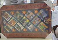 Super Bowl Ticket Poster on Fiber Board