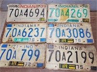 Indiana License Plates (6)