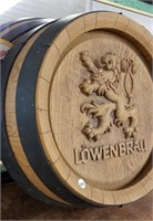 Lowenbrau plastic "Barrel Look" sign