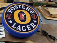 Foster Lager 2-sided Light up Hanging Sign