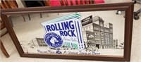 Rolling Rock Extra Pale Beer Mirrored Sign