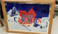 Molson Canadian Lager Mirrored Sign