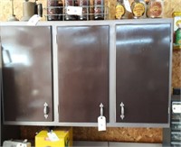 Metal cabinet with contents. Tools, glue,