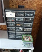 Organizer and container of fasteners.
