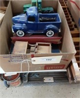 Lot toy trucks
