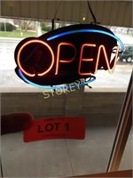 Illuminated OPEN Sign