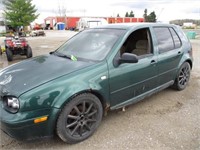 lot 3133- 2000 Volkswagen golf green with TITLE