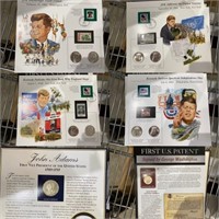 JFK Half Dollars, John Adams Medal & More Bundle