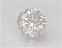 Certified 1.57Cts Round Brilliant Loose Diamond