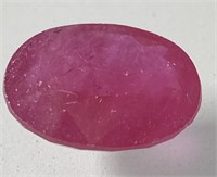 Certified 10.07 Cts Natural Ruby