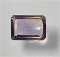 Certified 6.75 Cts Natural Emerald Cut Ametrine