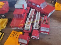 Tonka Fire Trucks and Cars