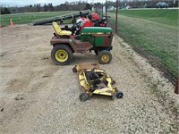 John Deere 316, hydro, 48" deck, runs & operates