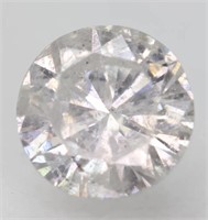 Certified 1.54 Cts Natural Round  Loose Diamond