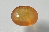 Certified 5.35 Cts Natural Yellow Sapphire