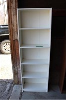 24" x 71" White Storage Cabinet