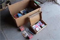 (2) Boxes of Tire Repair Patches & Etc.
