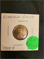 1914 S LINCOLN CENT--EF