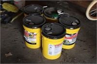 (5) New 5 Gallon Buckets of Cam 2 Hyd Oil