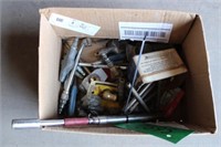 Box of Tire Testers, Air Fillers, All Air Equip.