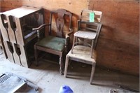 (3) Wood Chairs