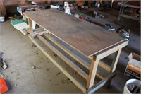 28" x 72" Wood Work Bench