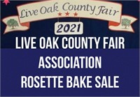 Live Oak Co. Fair Assoc. Rosette Bake Sale