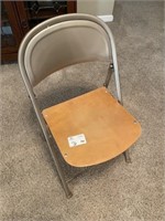 4 Metal Folding Chairs