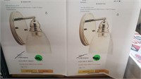 Pair Kichler Kamarie Wall Sconce lamps Polished