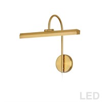 New Wall Mounted LED Picture Light Brass Finish