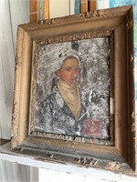 Antique Frame and Artist Easel