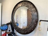 METAL WALL MIRROR