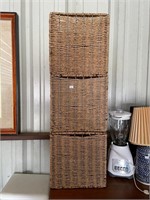 3 Decorative Shelving Baskets